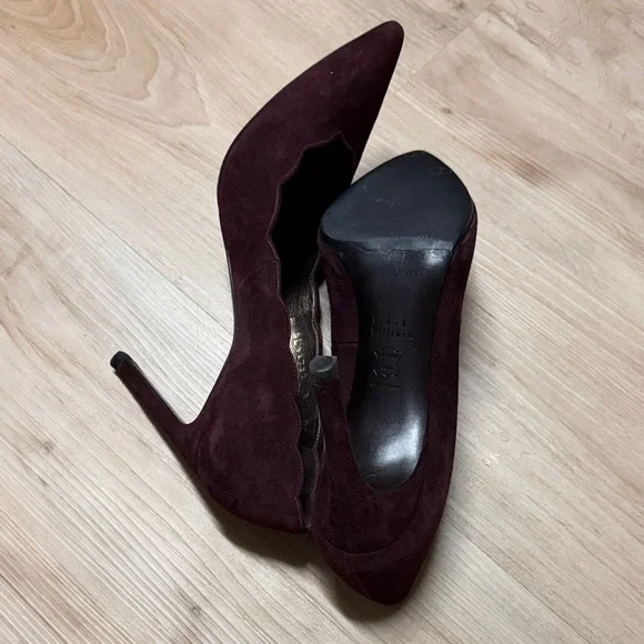 Stuart Weitzman Burgundy Heels - Picture 11 of 16